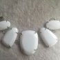 Stunning Wide White Statement Summer Bracelet