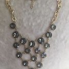 Gorgeous Jeweled Cascading Bib Necklace