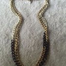 Beautiful 3 Tone 42" Long Chain Necklace