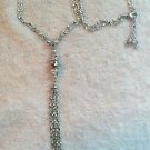 Stunning Lariat Necklace with Fancy Link Chain