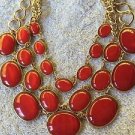 Beautiful & Vibrant Red Layered Necklace