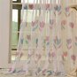 Floral Curtain Window Curtain Net Curtains 1PCS