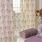 Floral Curtain Window Curtain Net Curtains 1PCS