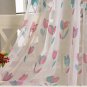 Floral Curtain Window Curtain Net Curtains 1PCS
