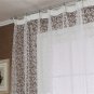 Hot Sale Trad Curtains White Flocking Window Door Curtain