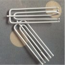 Stainless Iron Window Curtain 4 feet Anti-rust Curtain Hooks 20pc White Color Curtain Accessories