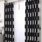 Vintage Blackout 100% Cotton Velvet Lined Curtain Long Door Panel-39" W X 98" L
