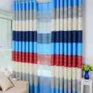 New Arrival Kitchen Curtains Blue Window Curtains For Living Room Floral Panel For Summer