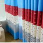 New Arrival Kitchen Curtains Blue Window Curtains For Living Room Floral Panel For Summer