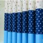 New Arrival Kitchen Curtains Blue Window Curtains For Living Room Floral Panel For Summer