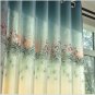 Printed Semi-shade Curtains For Living Room Gradient European Style Floral Window Curtain