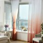 Tulle Curtains Printed Kitchen Decorations Living Room Divider Sheer Voile curtain Panel