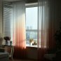 Tulle Curtains Printed Kitchen Decorations Living Room Divider Sheer Voile curtain Panel