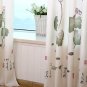 Lotus Printed Semi-shade Curtains For Living Room Classical Floral Screens Tulle Sheer Curtain