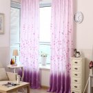 Purple Floral Printed Curtains for Living Room Modern Window Curtains for the Bedroom Kids Curtains