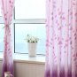 Purple Floral Printed Curtains for Living Room Modern Window Curtains for the Bedroom Kids Curtains