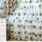 Rustic quality sheer curtain window screening customize voile tulle curtain floral design bedroom