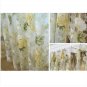 Floral Window Tulle Curtains for Living Room Bedroom Sheer Curtains for Kitchen