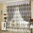 European style Sheers Window Curtain Luxury Embroidery Voile Curtains