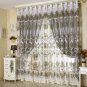 European style Sheers Window Curtain Luxury Embroidery Voile Curtains