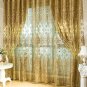 European Golden Luxury Curtains for Bedroom Window Curtains for Living Room Elegant Home Decoration
