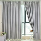100*200cm Thermal Curtains Blackout Curtain Shower Curtains Hook  Silver