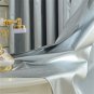 100*200cm Thermal Curtains Blackout Curtain Shower Curtains Hook Silver