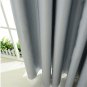 100*200cm Thermal Curtains Blackout Curtain Shower Curtains Hook Silver