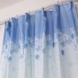Rustic Window decor Modern Curtain and Drapes for Kitchen Bedroom Kids Blue Print Floral Curtains