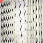 Modern stripe design cotton curtains blackout curtain drape white window curtain panel