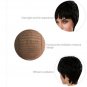 EMMOR Stylish Full Bangs Short Straight Capless Human Hair Wigs High Quality