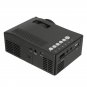 UC18 Mini HD Projector 1080P TFT LCD TV/ Multimedia Player/ Home Cinema Projector US Plug - Black