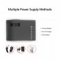 HD 1080P TFT LCD Home Mini Projector TV Multi-Media Player-Black AU Plug