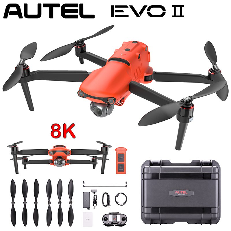 RC Drone Quadcopter EVO 2 Series PRO Dual GPS 9KM w/ 8K 48MP/ 6K HD Cam 40m Flight EVO II PRO Combo