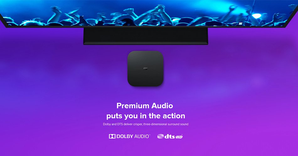 Xiaomi Mi Box S Android TV Media Box with Android 8.1 OS 2GB+8GB