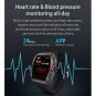 M1 Business SmartWatch Men's Waterproof  Heart Rate & Blood Pressure Monitor (white)