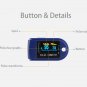 Fingertip Pulse Oximeter Blood oxygen Saturation Monitor (blue)