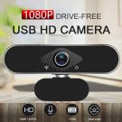 HD 1080P PC USB 2.0 Webcam with Built-in Microphone (black)