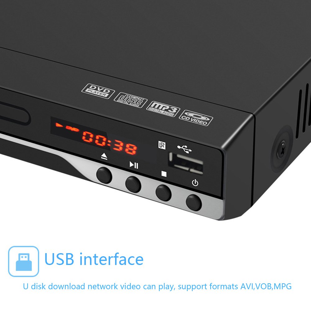 Mini Hdmi Portable Dvd Player Also Plays Evds Cds And Vcds Black