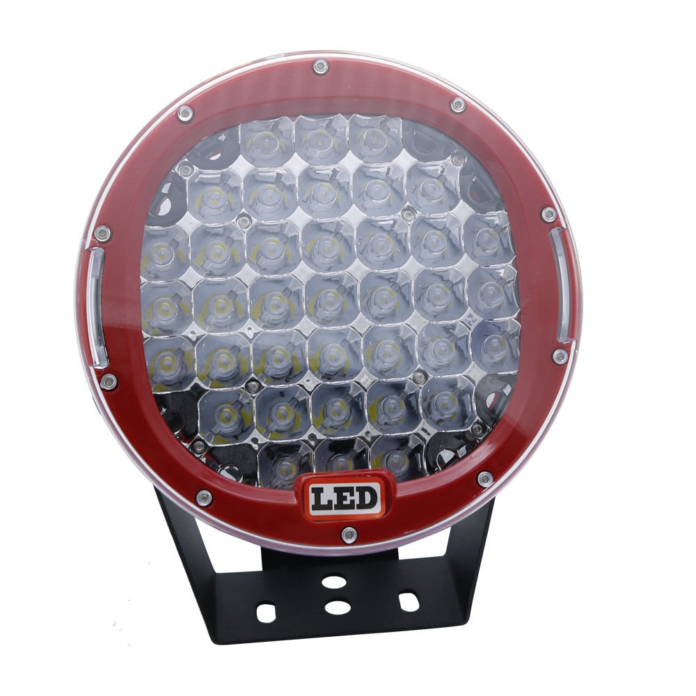 Off-Road Spotlight Bar w/ 9 -inch 185w Round LED Driving Light Auto