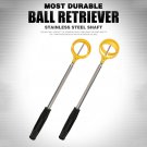 Retractable 2m Telescopic Stainless Steel Shaft Scoop Golf Ball Retriever