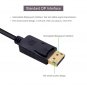 Large HD Converter Displayport to VGA 1080P Conversion Cable (white)