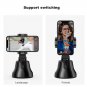 Selfie Stick 360 Degree Rotation Facial + Object Auto Tracking Camera Phone Holder (black)