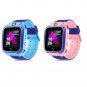 Kids Waterproof GPS Tracker Smart Watch for Android or iOS (Blue)