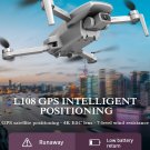 RC Quadcopter Foldable Helicopter GPS 4K Camera Drone L108 +3 batteries (black)