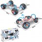 4x4 STORM RC Stunt Climbing Car 4WD 10CH Double-Side with LED Lights for Kids(blue)