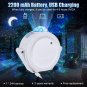 LED Projector 360 Degree Rotating Night Light Starry Ocean Wave Projection 6 Colors for Kids