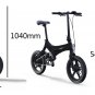 ONEBOT S6 Foldable City E-bike with Var. Speed, 250W Motor + 6.4Ah Battery (black)