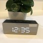 Stylish LED Mini Cosmetic Mirror Electronic Bedside Alarm Clock