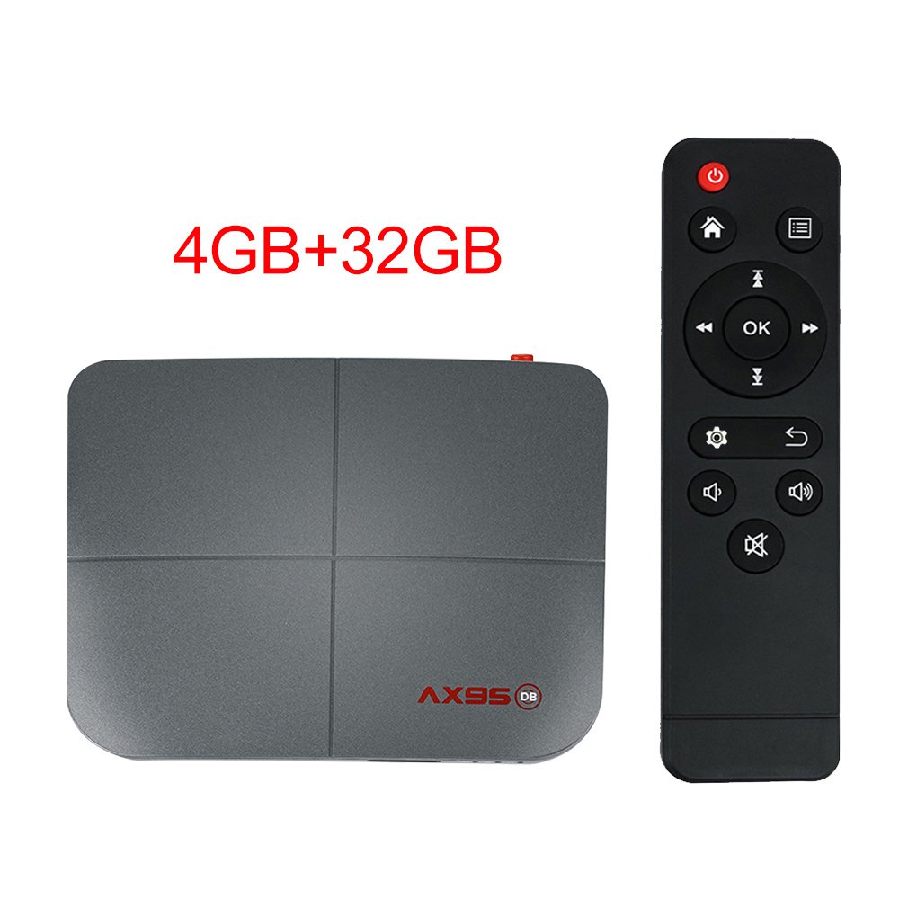 AX95 8K Ultra HD TV Box (Media Player) + G10S Remote Control 4GB+32GB